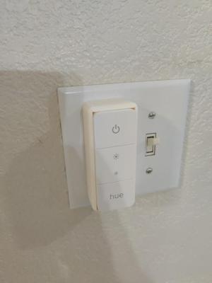 Hue Dimmer Switch V2 Cover, Single Gang, US with Magnet