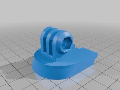 smart mirror mount uisng go pro hinge