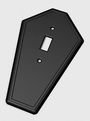 Coffin Light Switch Plate