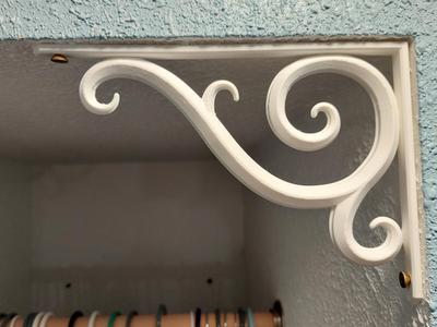 Corner Corbel Victorian Wrought Iron Style