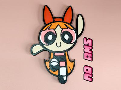 Powerpuff Girls - Blossom (Puzzle / Sign)