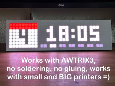 PixelClock 32x8