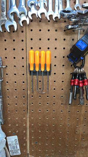 Pegboard Pick Holder (for orange harbor freight picks)