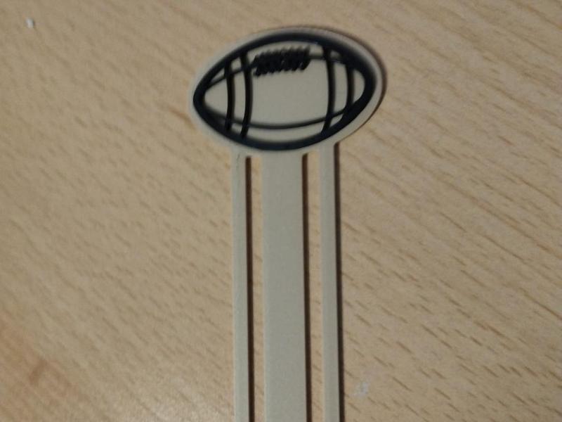 Bookmark Lesezeichen Football