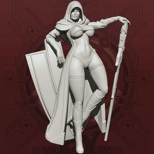Glamorous Machine Mage Mese - Gear Pinup Display Model