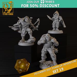 RPG - DnD Hero Characters - Titans of Adventure Set 19
