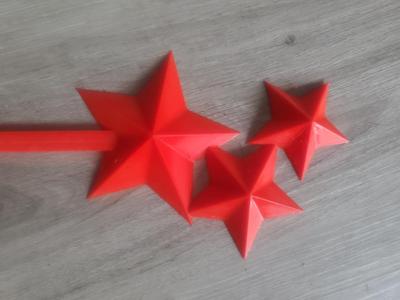 July 4th stars  garden decoration