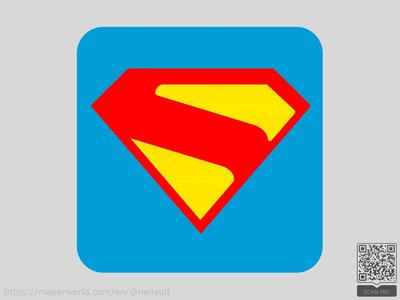 Superman 2025 Logo Coaster