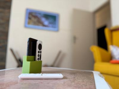 Remote control holder for Samsung and Apple TV