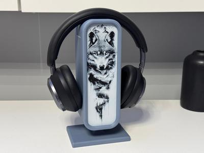 inlay for cP3D´s Headset / Headphone Stand Wolf