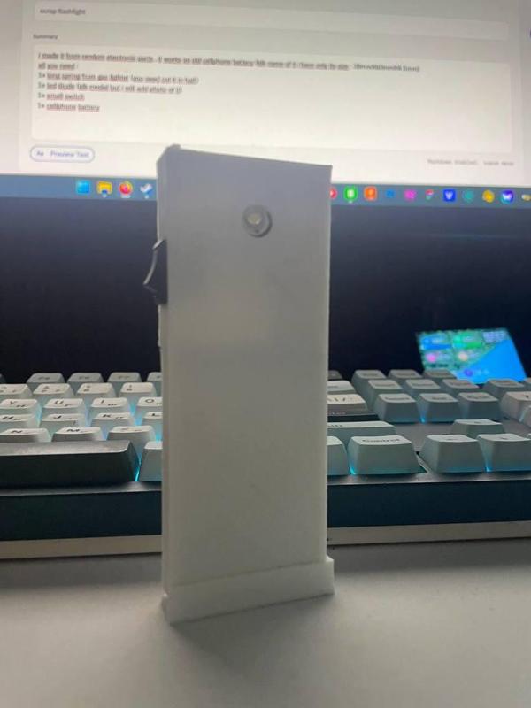scrap flashlight