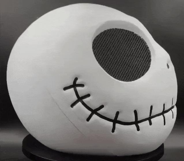 Jack Skellington Full Head Mask w/ Magnet Latch