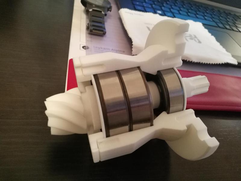 Bevel gear shaft