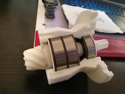 Bevel gear shaft