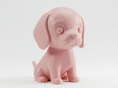 Mini Cute Beagle Figurine