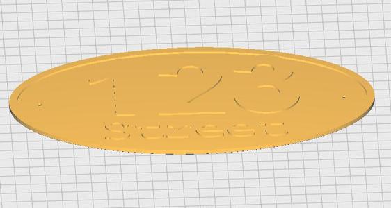 House Number (Customizable)