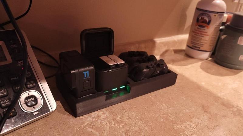 Gopro and intercom organiser