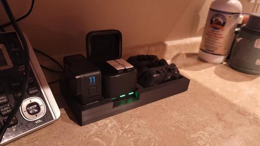 Gopro and intercom organiser