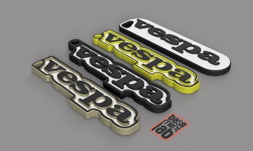Vespa Type M/M2/M3/M3A - Key chain - Portachiavi - Porte Clès - 钥匙链