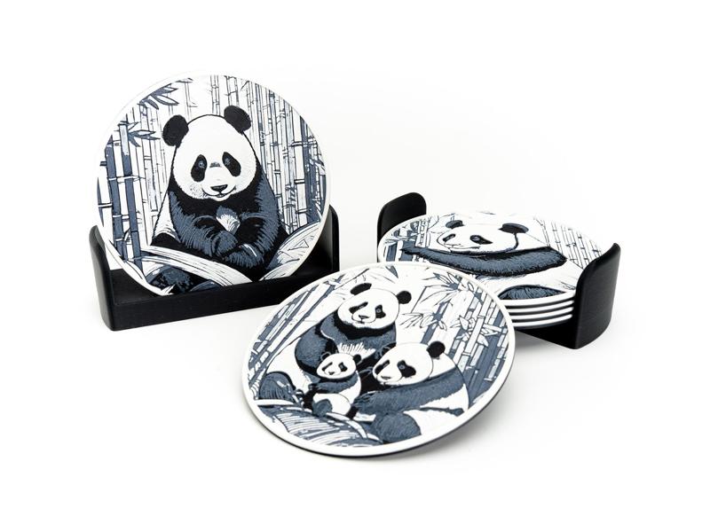 Giant Panda Coasters