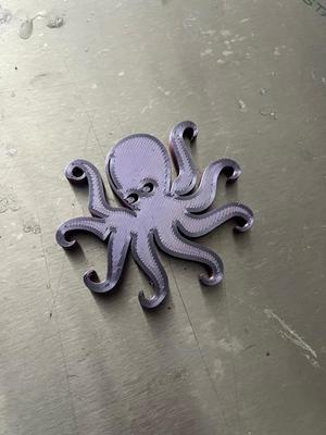 Octopus 2D Keychain