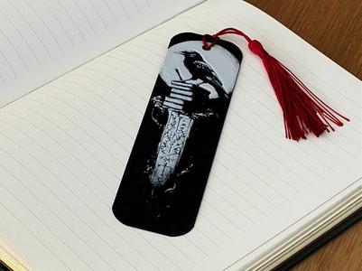 Fantasy Viking Dark Academia Raven Bookmark