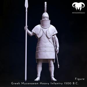 Figure - Greek Mycenaean Heavy Infantry 1500 B.C. Palace Guard!