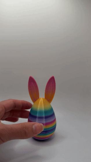 Expanding Egg w Bunny Ears fidget