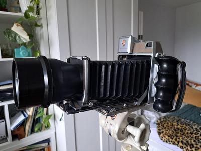 Industar И-37 Linhof Technika III/IV 6x9 lensboard (M80 to Linhof)