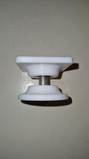 Adjustable height foot with M10 bolt