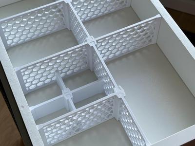 Easy-Peasy Customizable Drawer Dividers