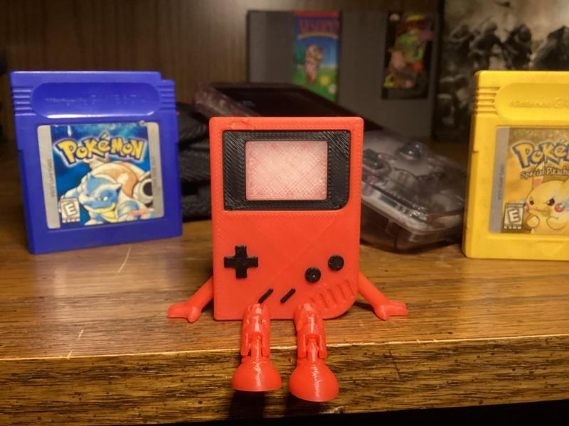 Articulated Game Boy With Legs - Desk Buddy