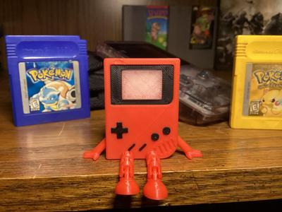 Articulated Game Boy With Legs - Desk Buddy