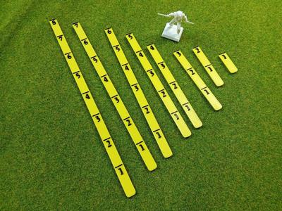 Tabletop Gaming Rulers/Measuring Sticks 1-8 inches