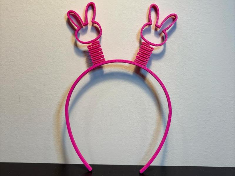 Easter Bunny Spring Headband 
