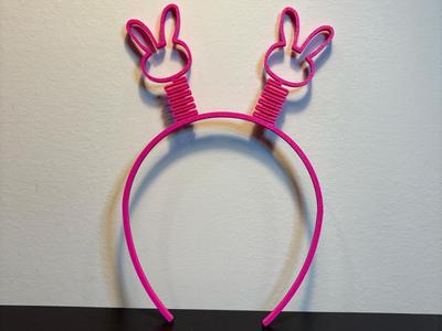 Easter Bunny Spring Headband 