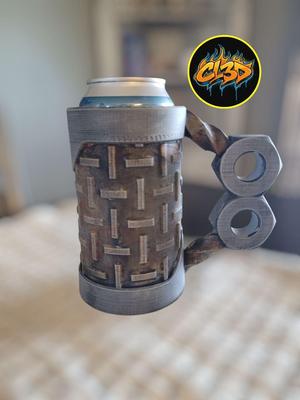 Diamond Deck Can Koozie - Nut Handle