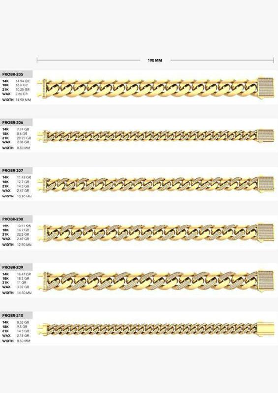 CUBAN LINK CHAIN - 180 PIECES  READY FOR PRINT