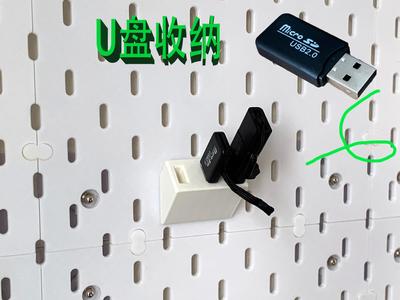 USB Stick Storage - IKEA Pegboard