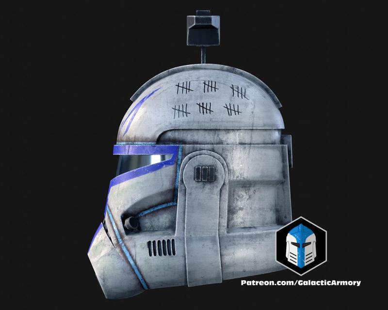 Animated Captain Rex Helmet - 3D Print Files