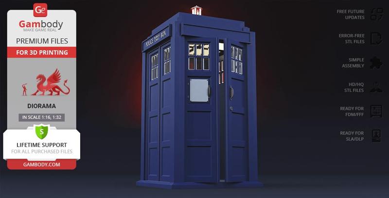 TARDIS 3D Printing Model | Assembly