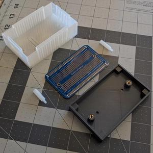 Microcontroller Wall/Surface Mount Enclosure for ElectroCookie Solderable Breadboard   