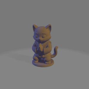 Cat Monk   