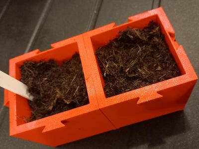 connectable cultivation pot / seed cultivation