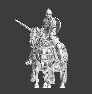 Medieval Kievan-Rus heavy cavalry man