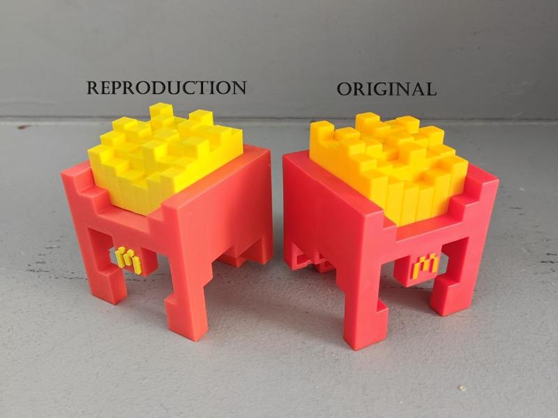 Minecraft Fries Helmet Mc donald's