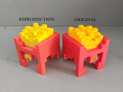 Minecraft Fries Helmet Mc donald's
