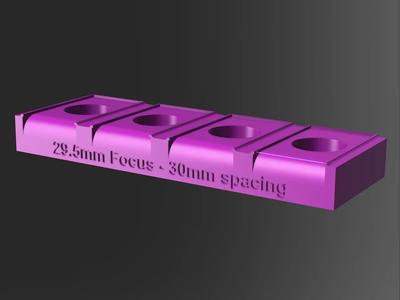 Laser Jig for Alloy Business Cards   