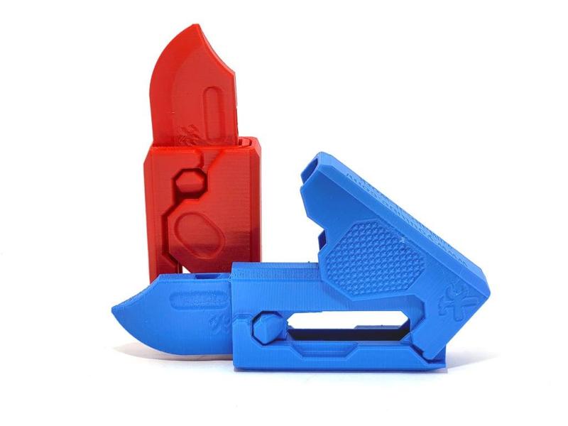 Print in place gravity knife V1