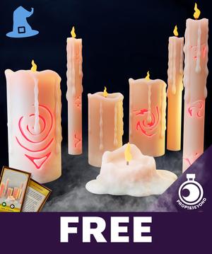 FREE Real-size Prop - Runic Candles of Darkness